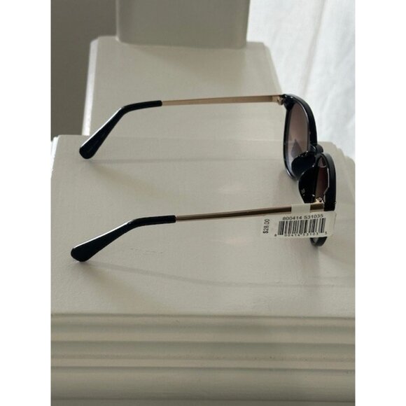 HARPER + ROE Rx’able Sunglasses Shiny Black HR1008 52-20-147 Brown Lenses NWT - Picture 5 of 11